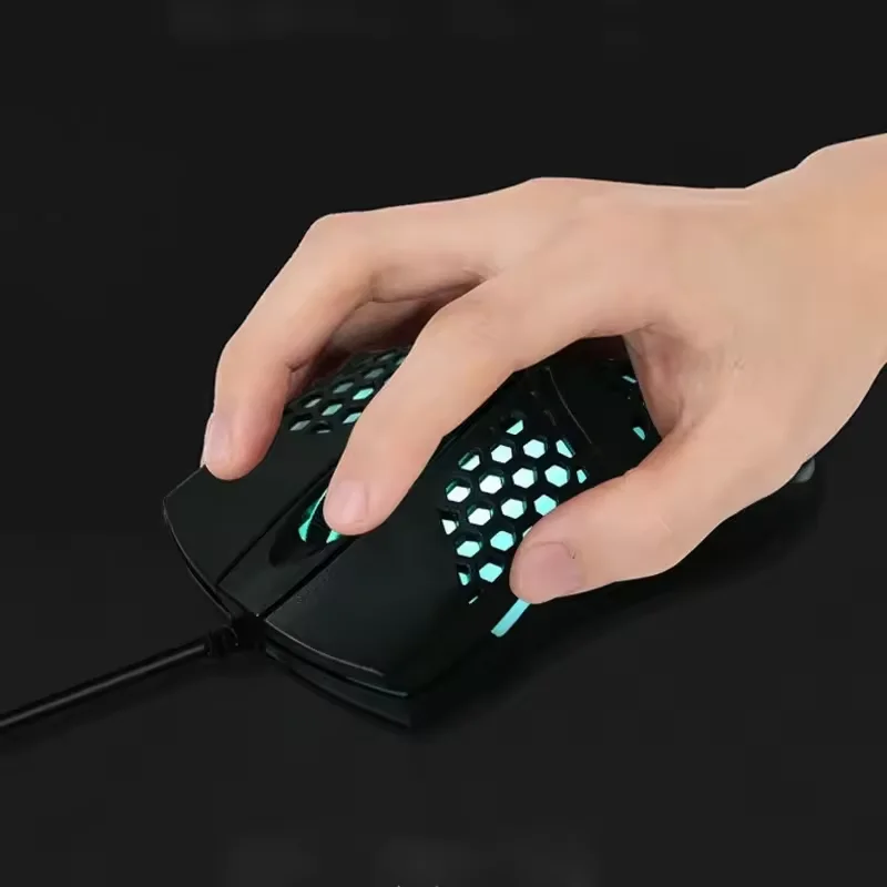 USB RGB Mouse For Computer and Notebook Design Modern Colorful LED Compatible Versatile and Accurate