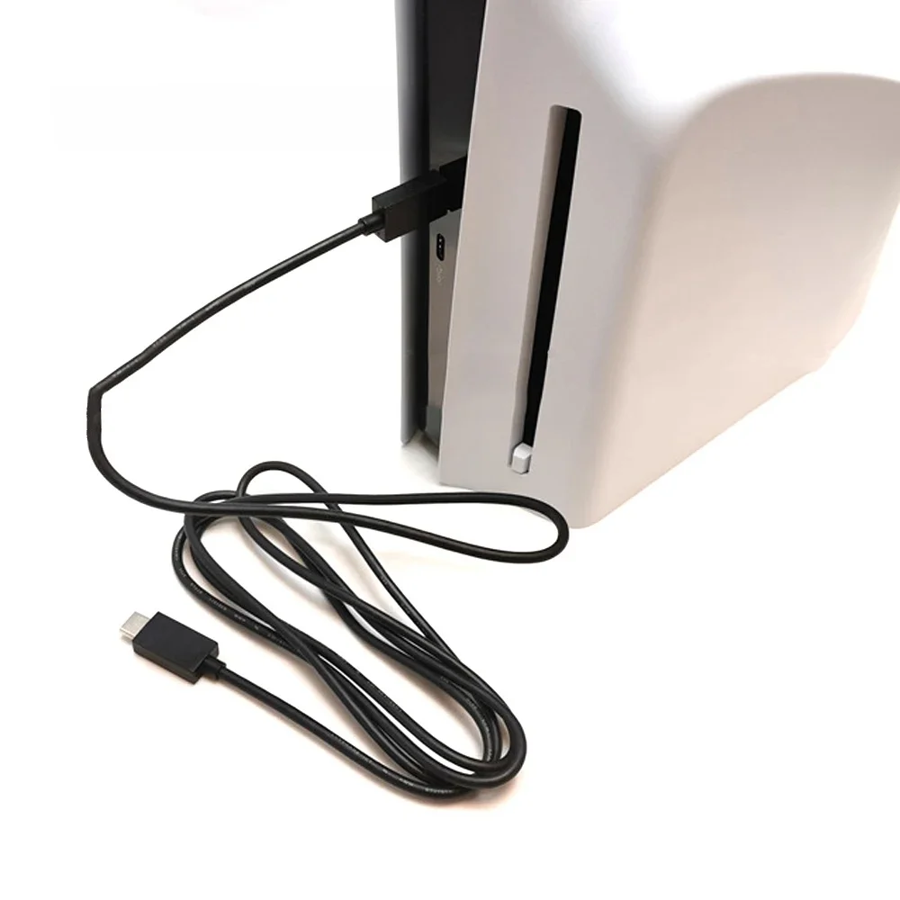 Câble de données de 1.5M pour câble de données d'origine PS5, câble de contrôleur de jeu pour PS5, câble de données mince USB pour câble de chargement TYPE-C