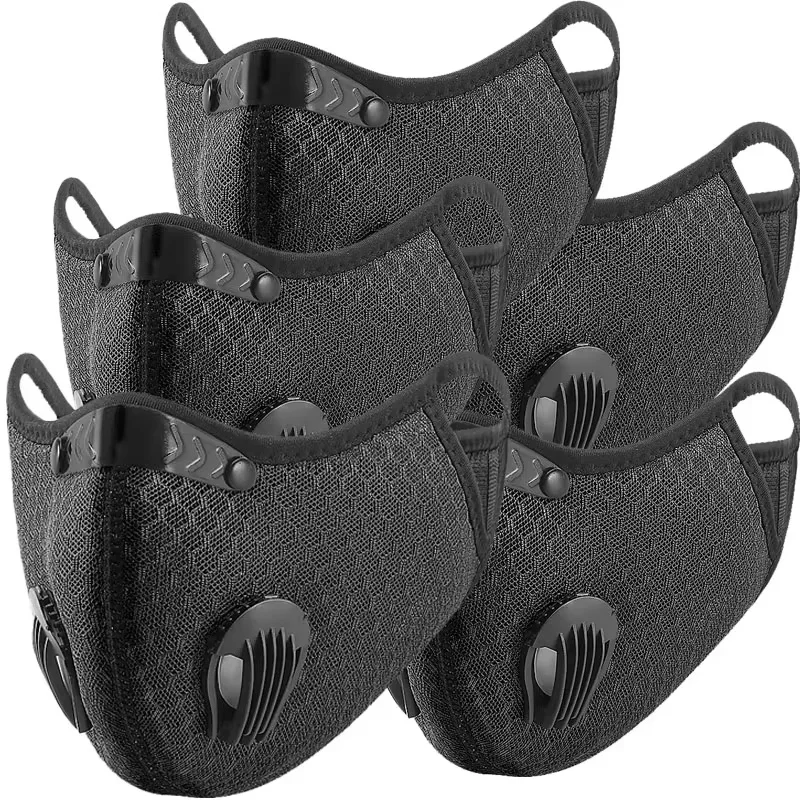 AliExpress SHIZIWANGRI Breathable Sport Cycling Face Mask Filter Actived Carbon Filters Washable Dust Mask Reusable Facemask Winter Man
