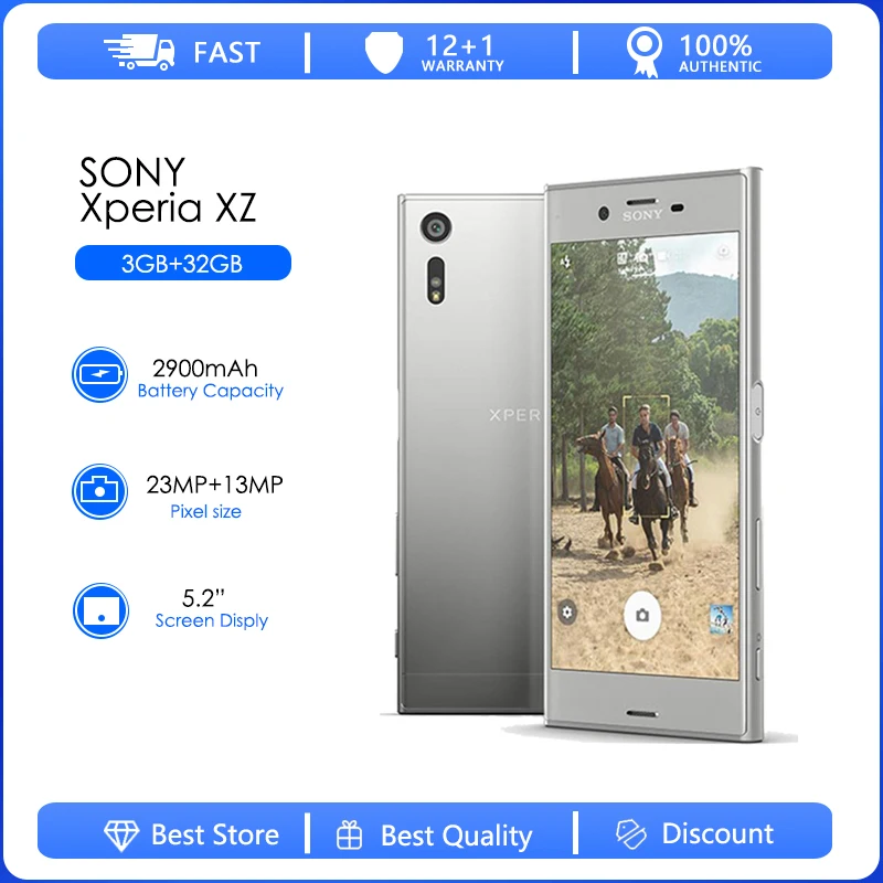 Sony Xperia XZ F8331 Refurbished-Original Unlocked GSM Quad-core 4G LTE RAM 3GB ROM 32GB Android 5.2