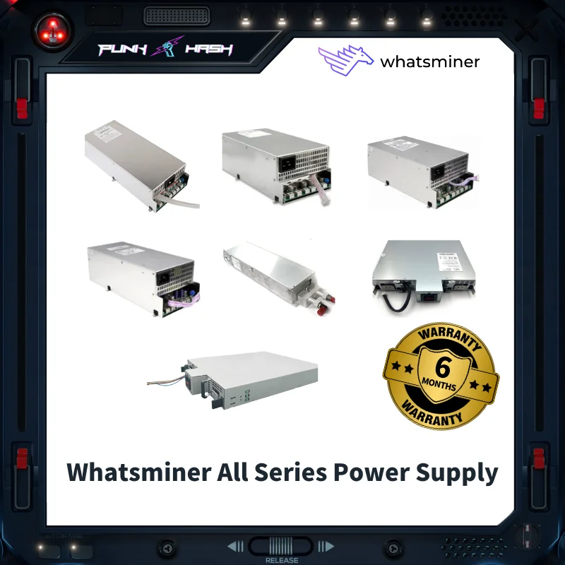 

Original Whatsminer PSU ASIC Miner Power Supply P21 P222 P564B Miner Parts for M30 M50 M53 M56S++ M66 Half Year Warranty