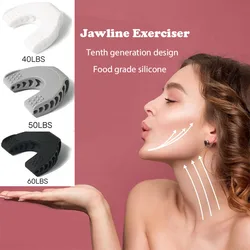 Portátil Jawline Exerciser, Face Muscle Trainin, mordida bolas, níveis de resistência, maçãs do rosto, Double Chin Reducer, equipamentos do exercício