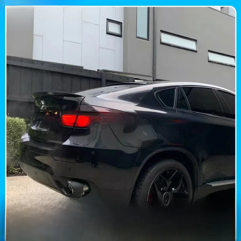 Apprêt d'aile arrière de voiture en matériau ABS de haute qualité, Spomicrophone arrière, document, accessoires automobiles, style de voiture, BMW X6, E71, 2008-2013