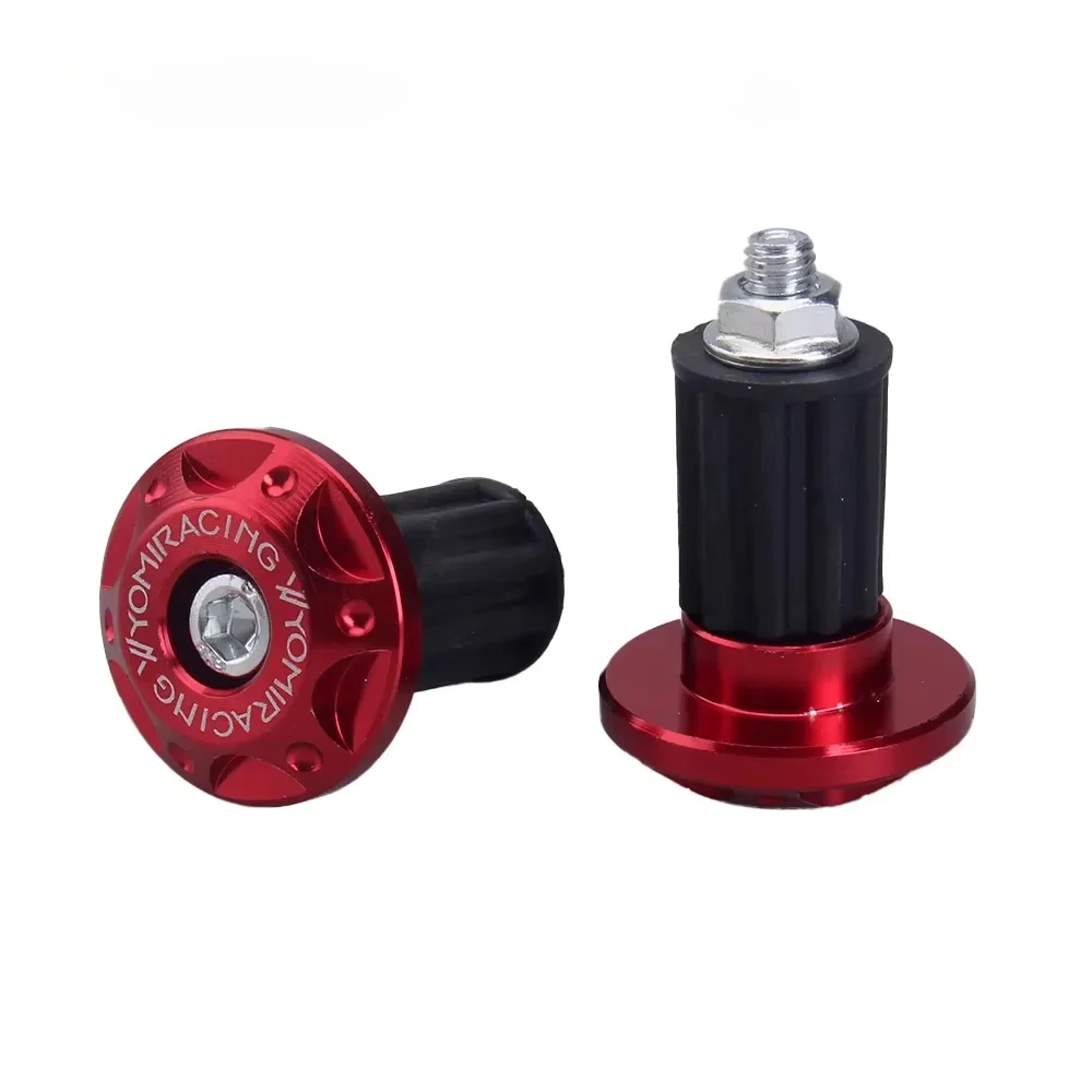 AliExpress YOMIRACING Universal Motorcycle Handle Bar Ends Plug Grips Handlebar Plug Caps Slider Motor Bike for Honda Yamaha KTM Motorcycle