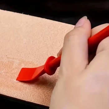 20 pezzi di colla spalmatori, applicatore di bastoncini di colla in polipropilene, raschietti per pittura per strumento artigianale in pelle artistica fai da te fatta a mano