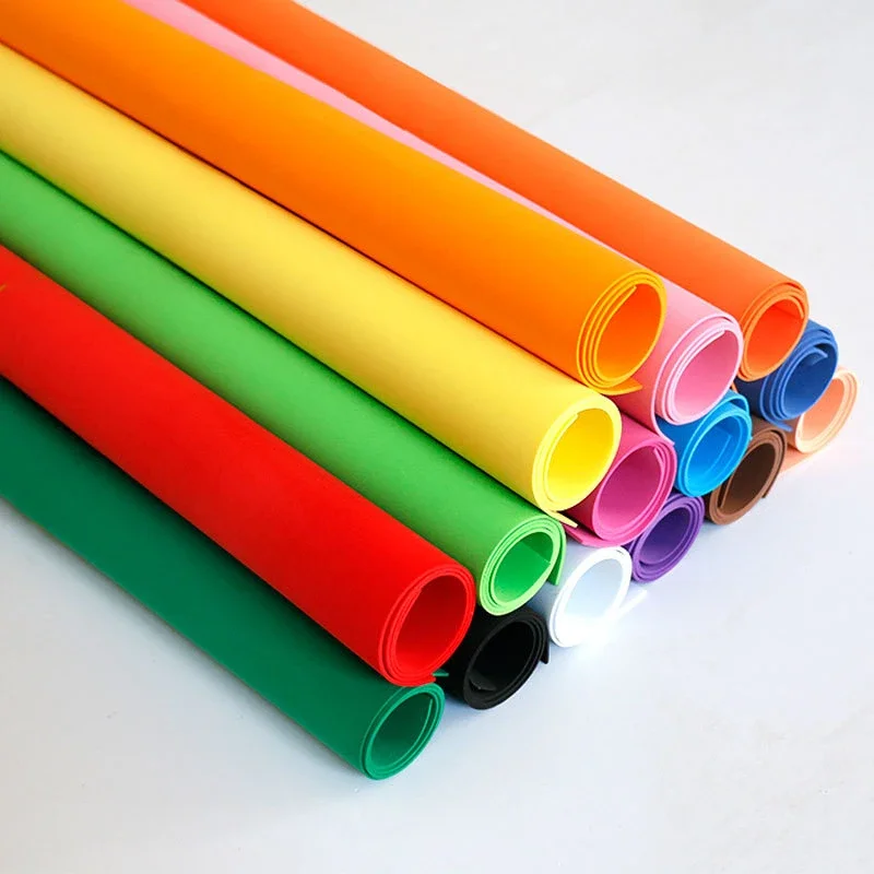 50*50 cm 2mm Dicken PE Schaum Papier Handgemachte Blätter Schwamm Scrapbooking Handwerk Für Blumen