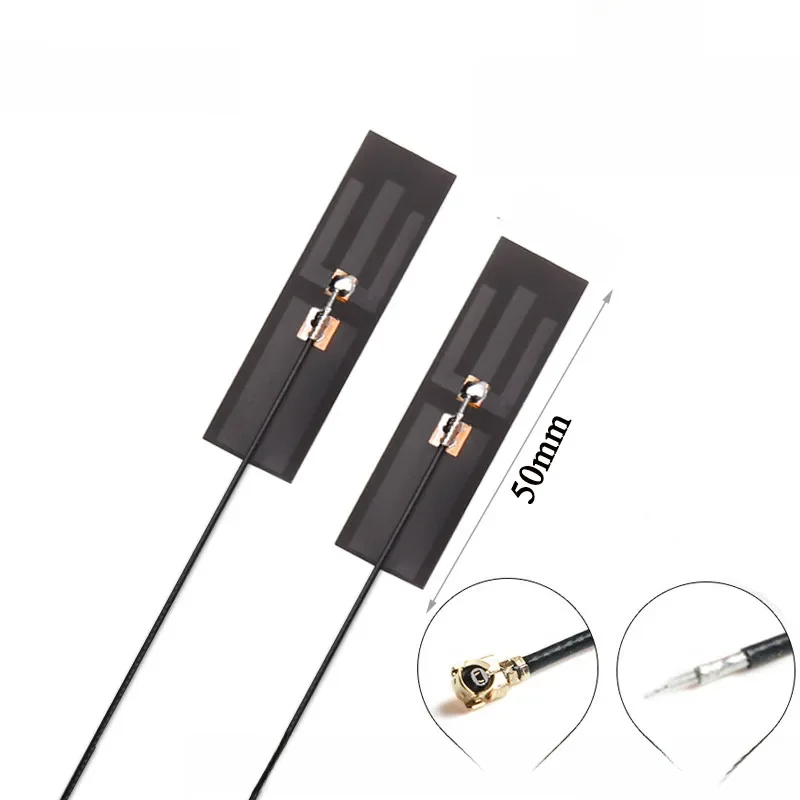 5 SZT./1 SZT. 5DBI 2.4G 5G 5.8G WIFI Wbudowana Antena FPD Interfejs Routera Wi-Fi Dwuzakresowa Wszechkierunkowa Złącze U.FL — zdjęcie 2