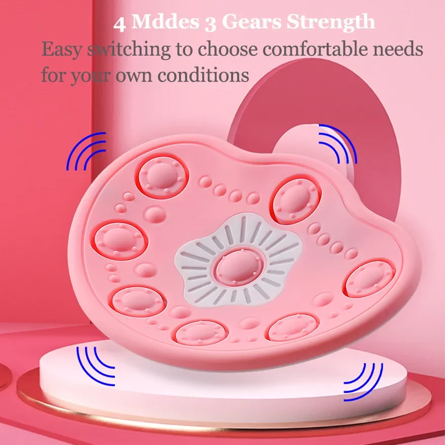 Electric Breast Massage Pads With Hot Compress Wireless Vibration Chest Massager Breast Enhancement Instrument Massage Therapy view 6