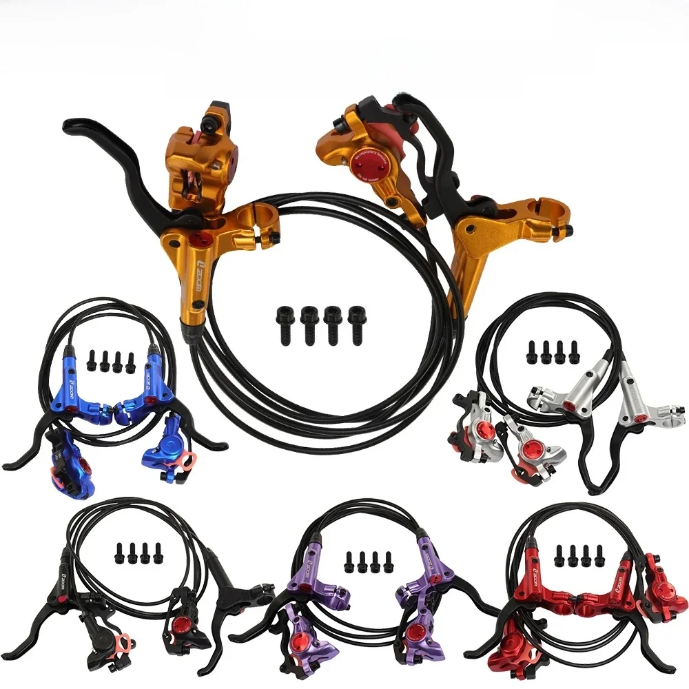 AliExpress Zoom ZOOM Hydraulic Bicycle Brake HB-875 Mountain Bike Disc Brake Front 800mm /Rear 1400mm Hydraulic Brake MTB Bicycle Accessories