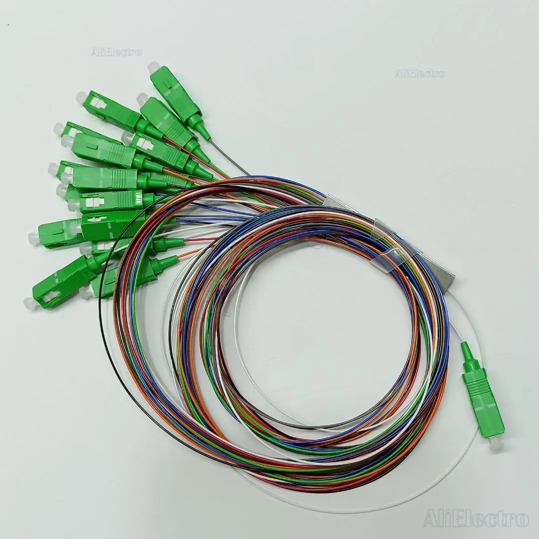 Imagem -05 - Divisor de Cores de Fibra Óptica Plc sc Apc sm Ftth 1m 1x16 Unidades 1x16 Alta Qualidade