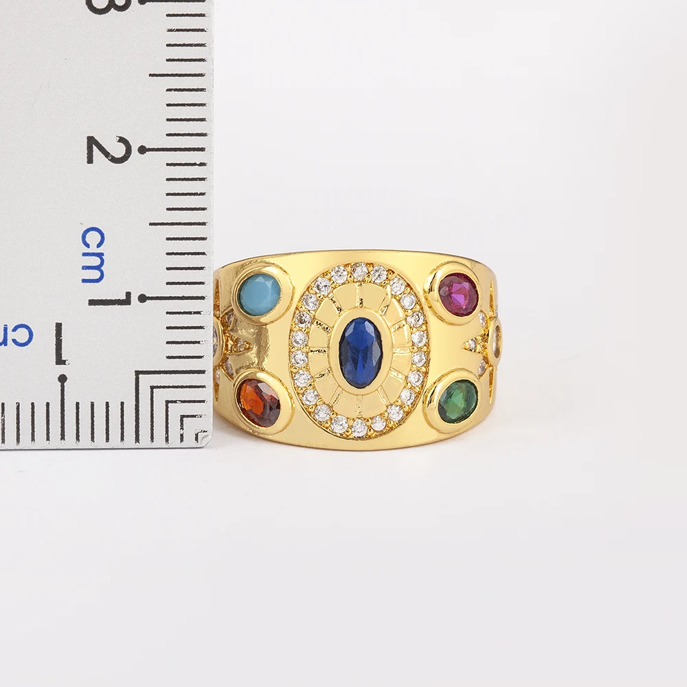 خواتم زركون مرصعة بالنيدين-النحاس للنساء ، قابلة للتعديل ، ملونة ، حساسة ، مفتوحة ، 3 أنماط ، أزياء نسائية ، إكسسوارات مجوهرات