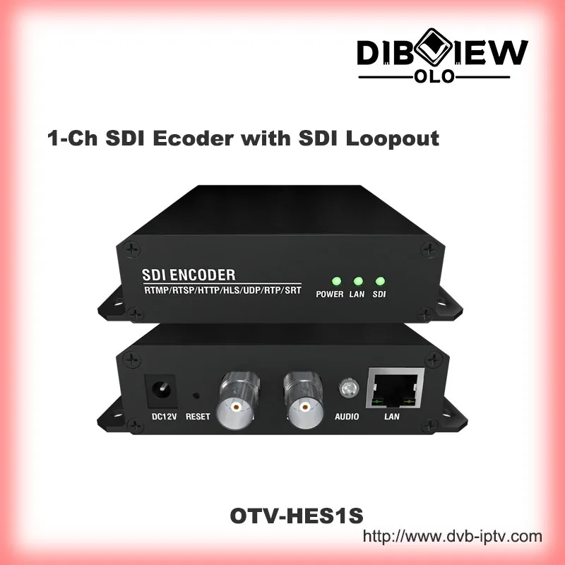 

OTV-HES1S Sdi Loop Out Video Streaming H.265 H.264 Encoder HD Facebook Youtube Live Broadcast With Recording