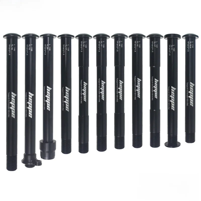 AliExpress heppe HEPPE MTB Road Bike Thru Axle Front Fork Shaft Skewers Rear Hub Thru Axle 12x142 12x148 12x100 12x110 M12xP1.0/P1.5 Bike Parts