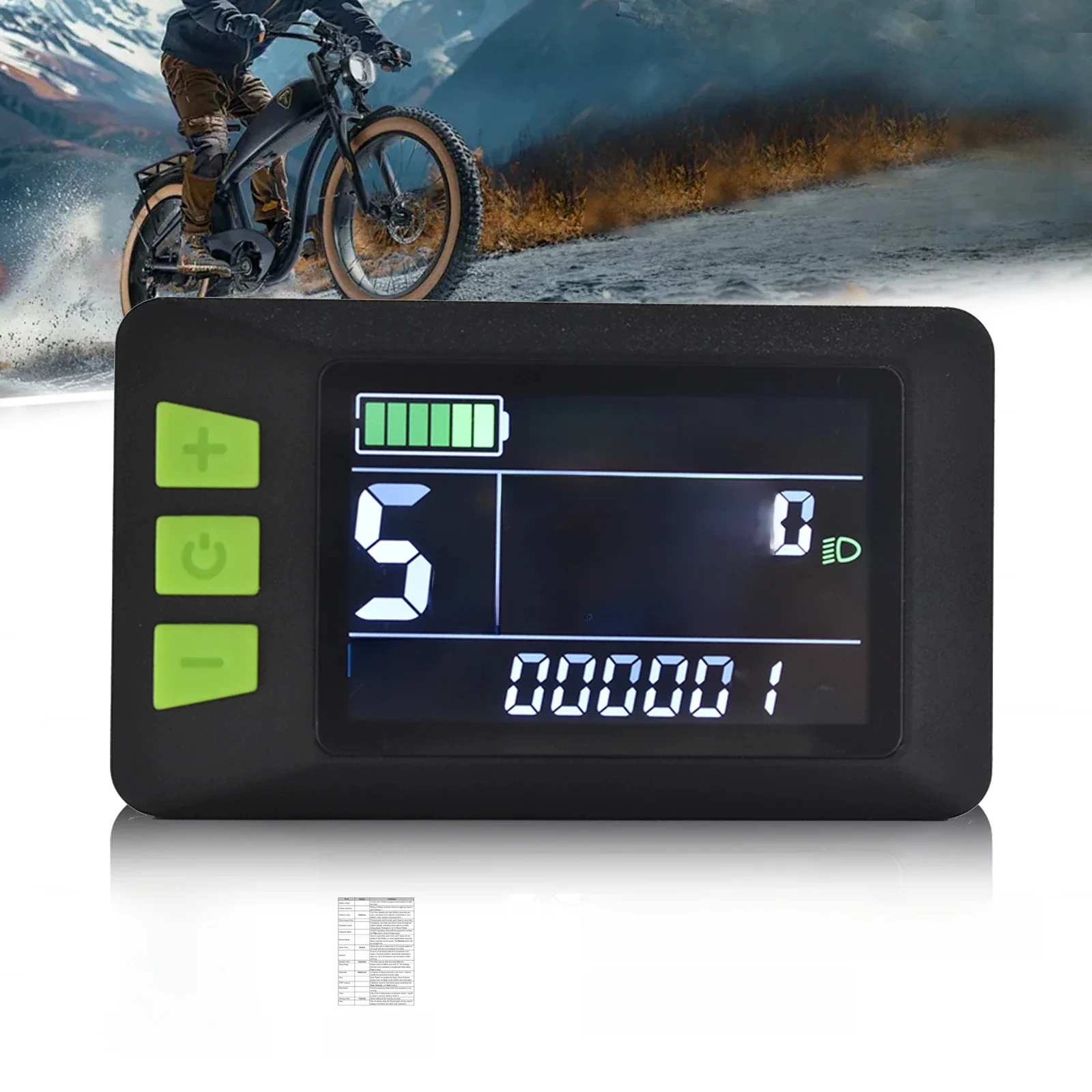 AliExpress Haytrix P3C Electric Bike LCD Display Meter bicycles accessories LCD Panel With USB UART2 For Mountain eBike bicycle odometer