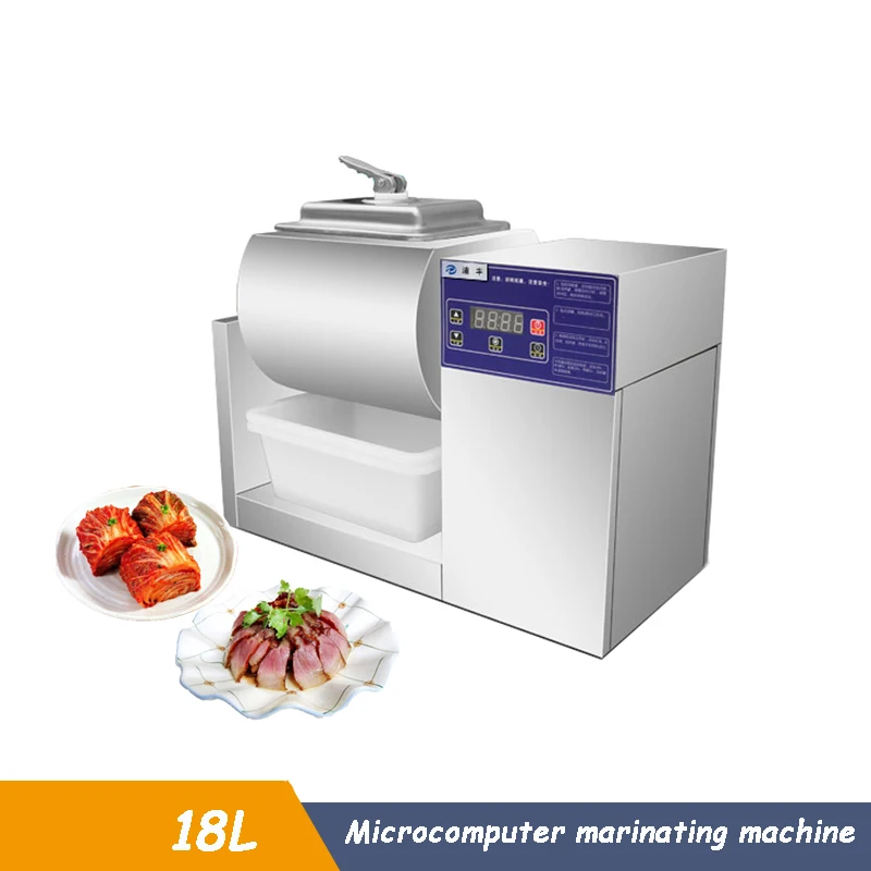 18L Automatic Meat Marinating Machine Vacuum Meat Tumbler Meat Tumbling Machine Vacuum Marinator Machine