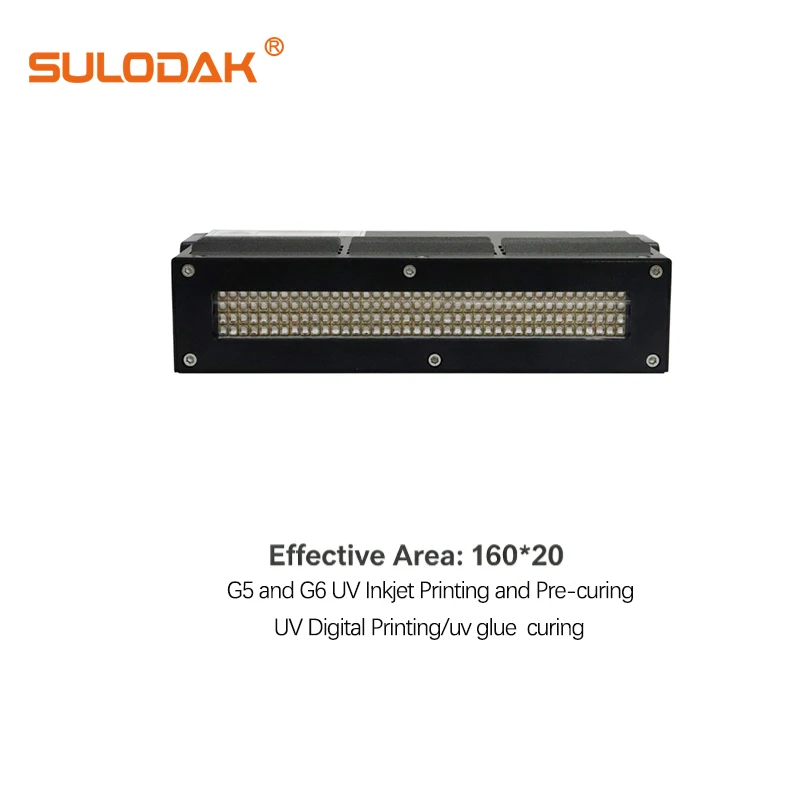 Fan Cooling 450-500W UV LED Curing Lamp 160*20MM 395nm UV Lamp LED Ink Curing Ultraviolet Lamp with Dimmer for Printing Industry
