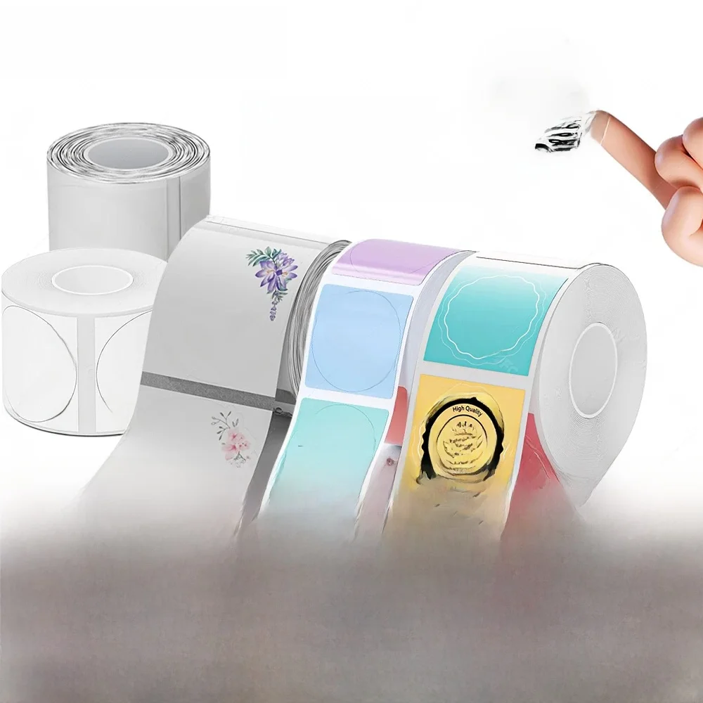 NiiMBOT B21 B1 B3S Ronde Label Afdrukken Sticker zelfklevende Thermische Waterdichte Digitale Nummer Cake Afdichting Sticker Papier - afbeelding 2