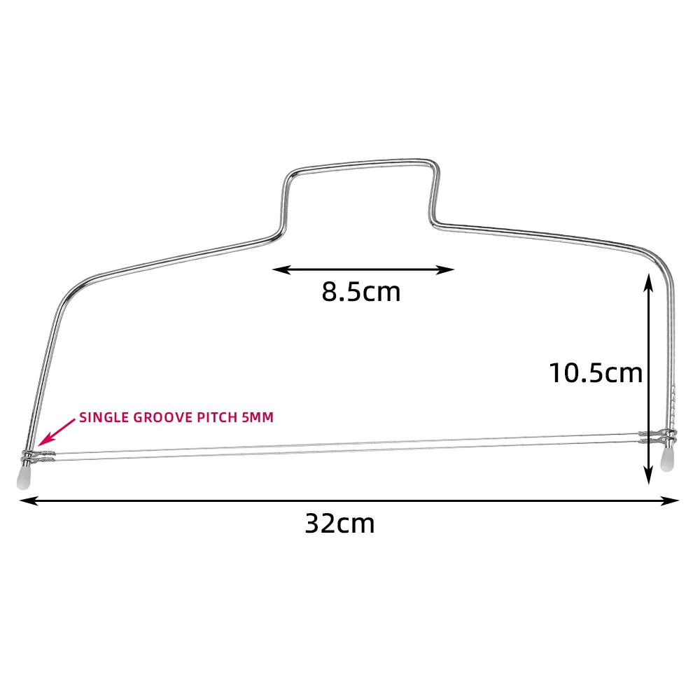 1/2Pcs Adjustable Height Line Cake Cut Slicer Adjustable Stainless Steel Cake Decorating Mold DIY Bakeware Kitchen Cooking Tool image 6