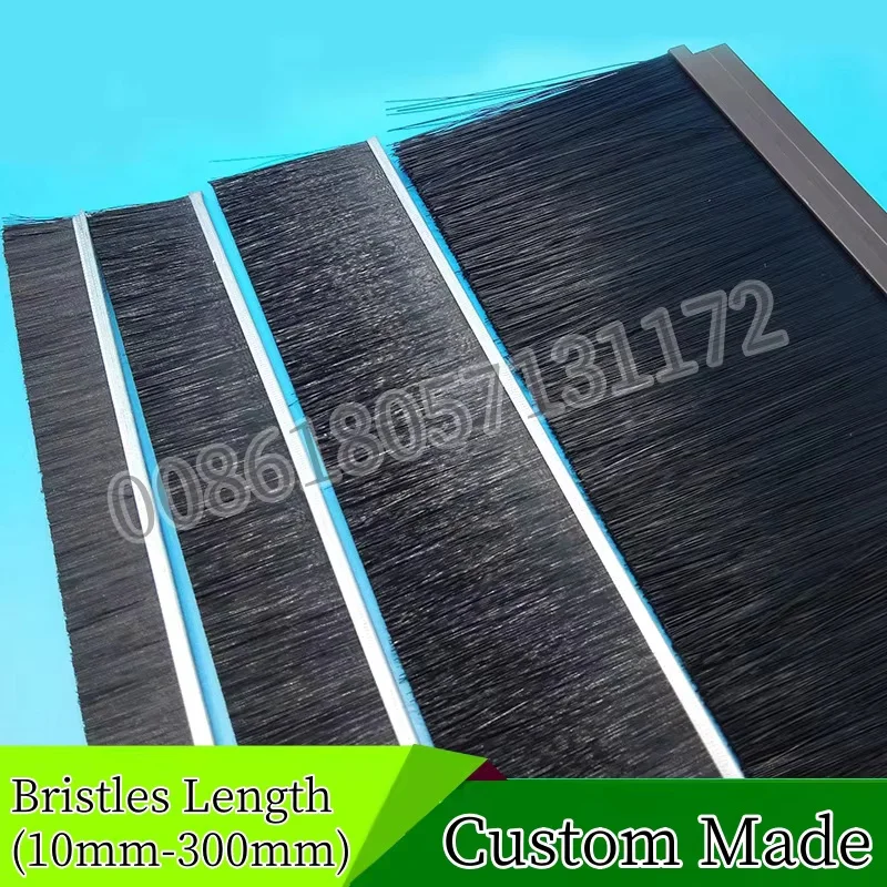 Metal Backed Strip Brush Seal | Industrial Brush Strip for Dust & Gap Sealing
