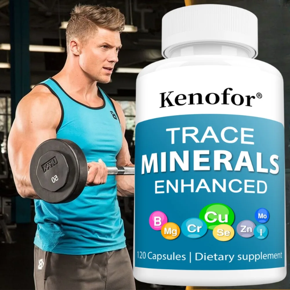 Trace Mineral Supplement - Supports Healthy Energy Levels and The Immune System with Iodine, Zinc, Copper, Manganese