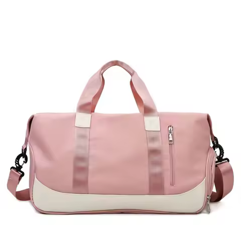 Bolsa de ginástica à prova d'água para atividades ao ar livre, bolsa esportiva para homens e mulheres, treinamento, fitness, viagem, bolsa de mão, bolsa mensageiro para tapete de yoga com compartimento para sapatos
