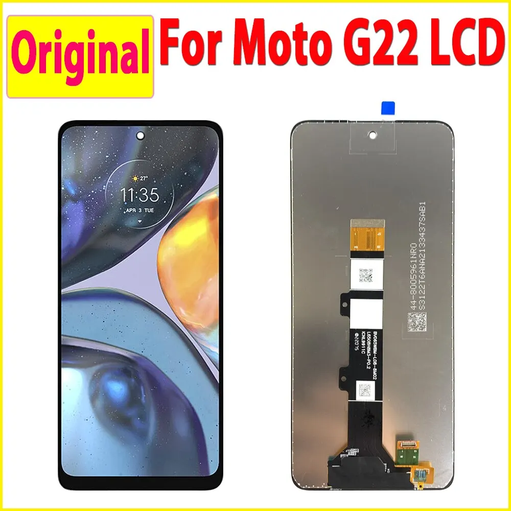 Tela Frontal Touch LCD Display Moto G22 Xt2231 SEM ARO