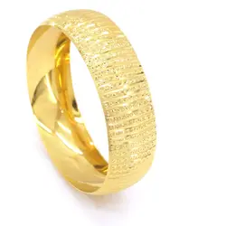 22 Carat 2CM Women Gold Plated Dotted Bracelet Bangle Thickness Dubai Ethiopian Wedding Anniversary Party Arab Middle Eastern