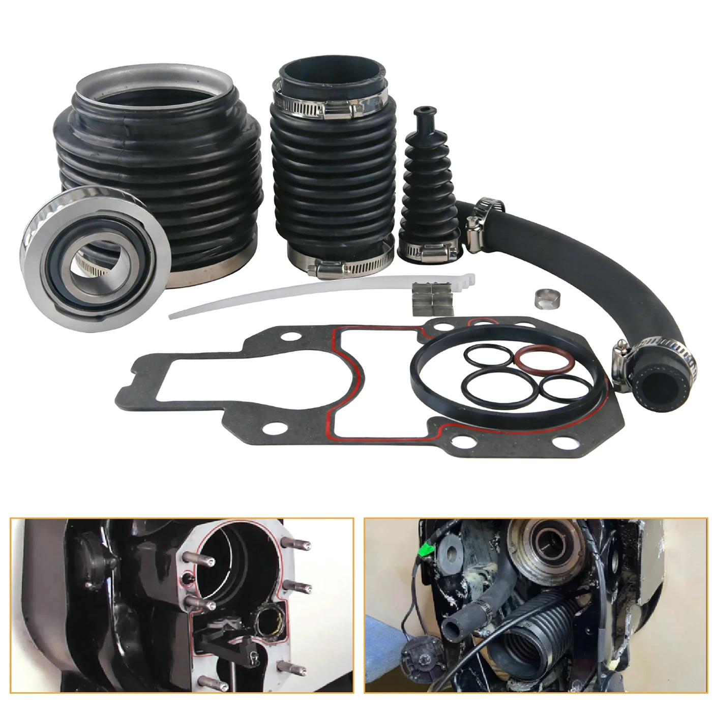 

OEM 30-803099T Bellows Repair Sealing Kit With Gimbal Bearing For Mercruiser 21960 18-8218 9-72900 Alpha One Gen II