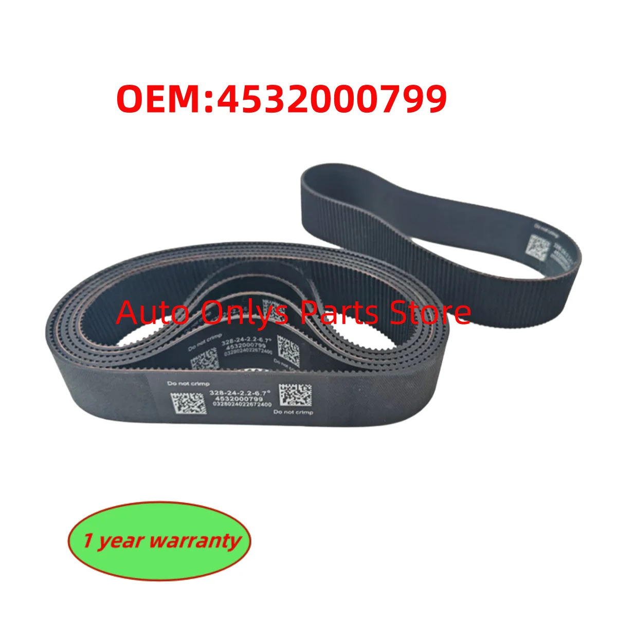 

1pc 4532000799 New High Quality Electric Steering Rack Belt For Mercedes Benz W223 328-24-2.2-6.7°