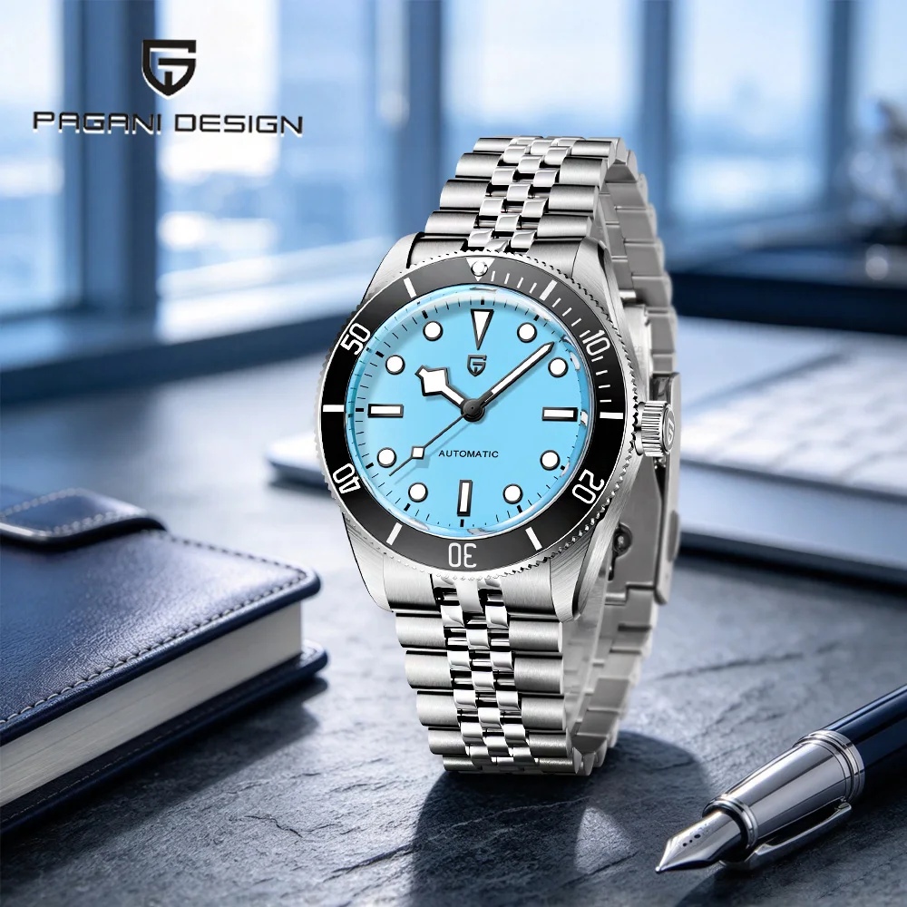 Pagani Design Watch 2026 Business Fashion Men's Mechanical Automatic Watch Stainless Steel Waterproof Men's Watch Sapphire Glass