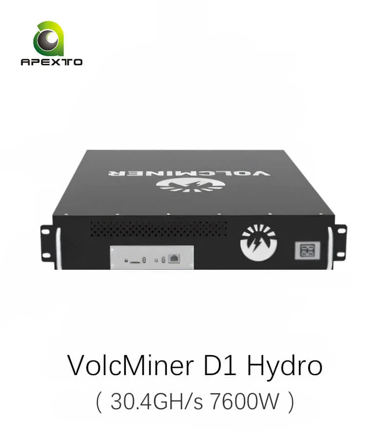 

INSTANT SHIPPING ON Volcminer D1 Hydro 30.4Gh/s 33Gh/s 7600W Litecoin Dogecoin Bells Miner
