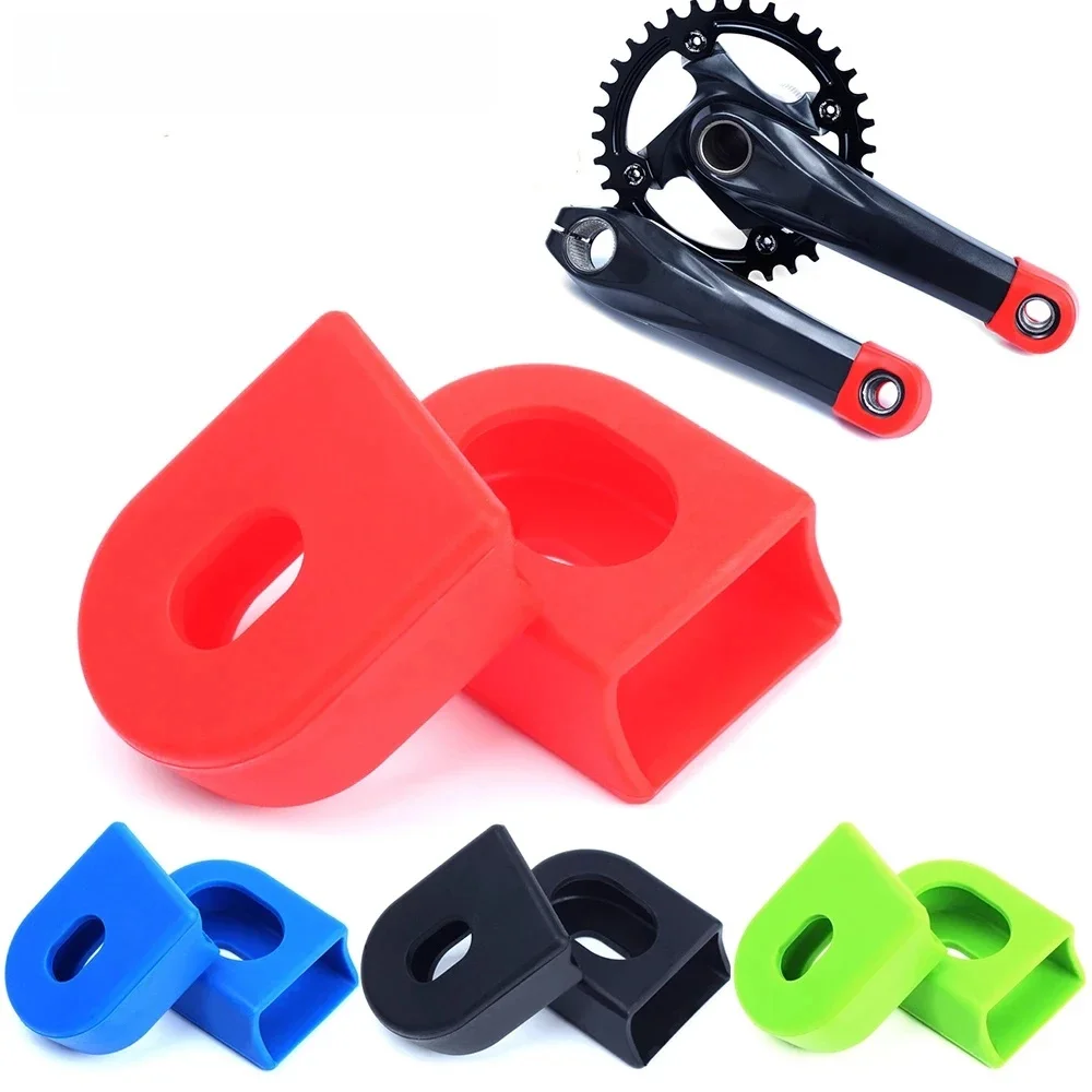AliExpress Bicycle Silicone Crank Cover Protector Silicone Sleeve Pedal Crankset Protective Case Mountain Road Bike Cycling MTB Accessories
