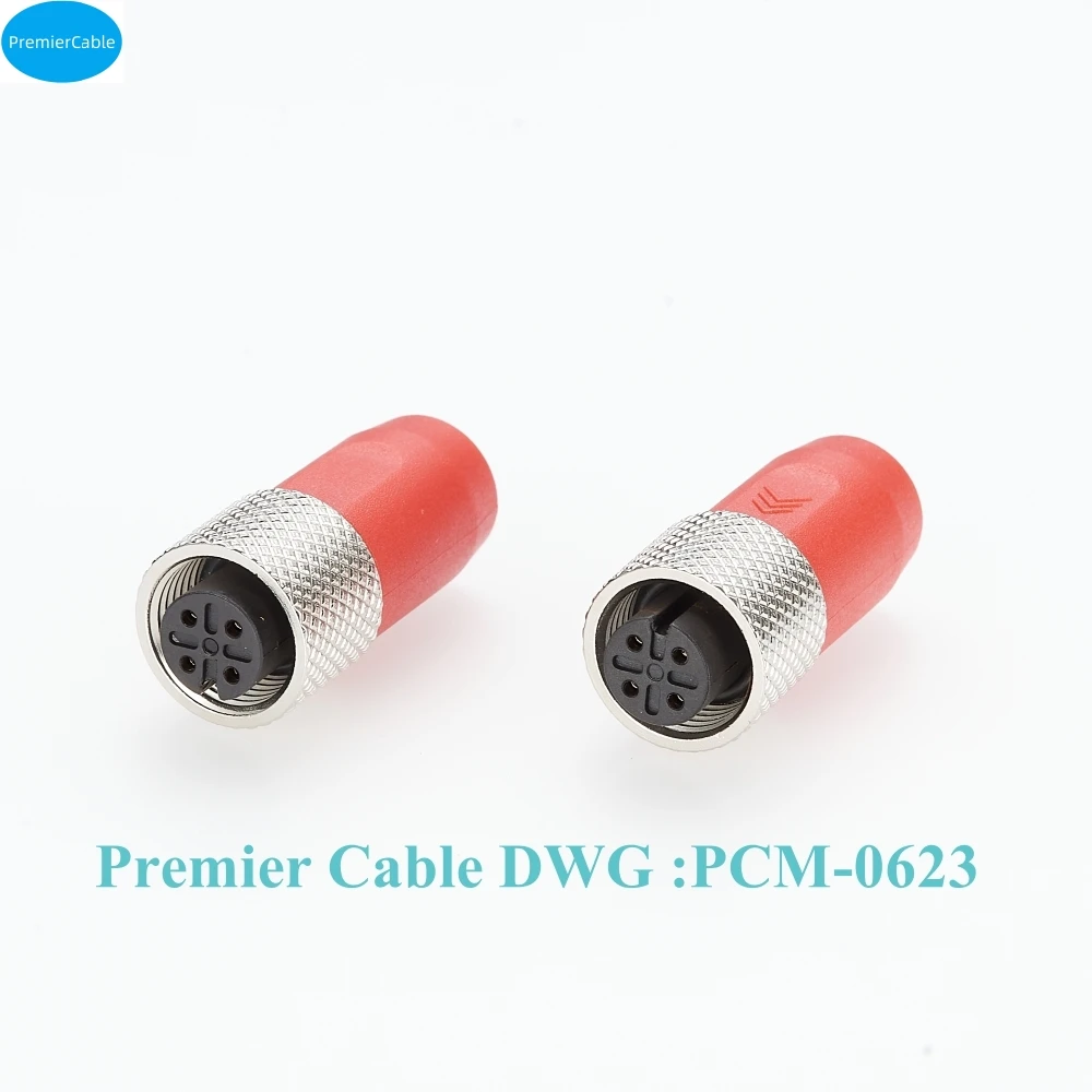 IP67 Waterproof CC Link A Coded 4 Pin M12 Termination Resistor Female Male CC Link Connector for Actuator Sensor Interface