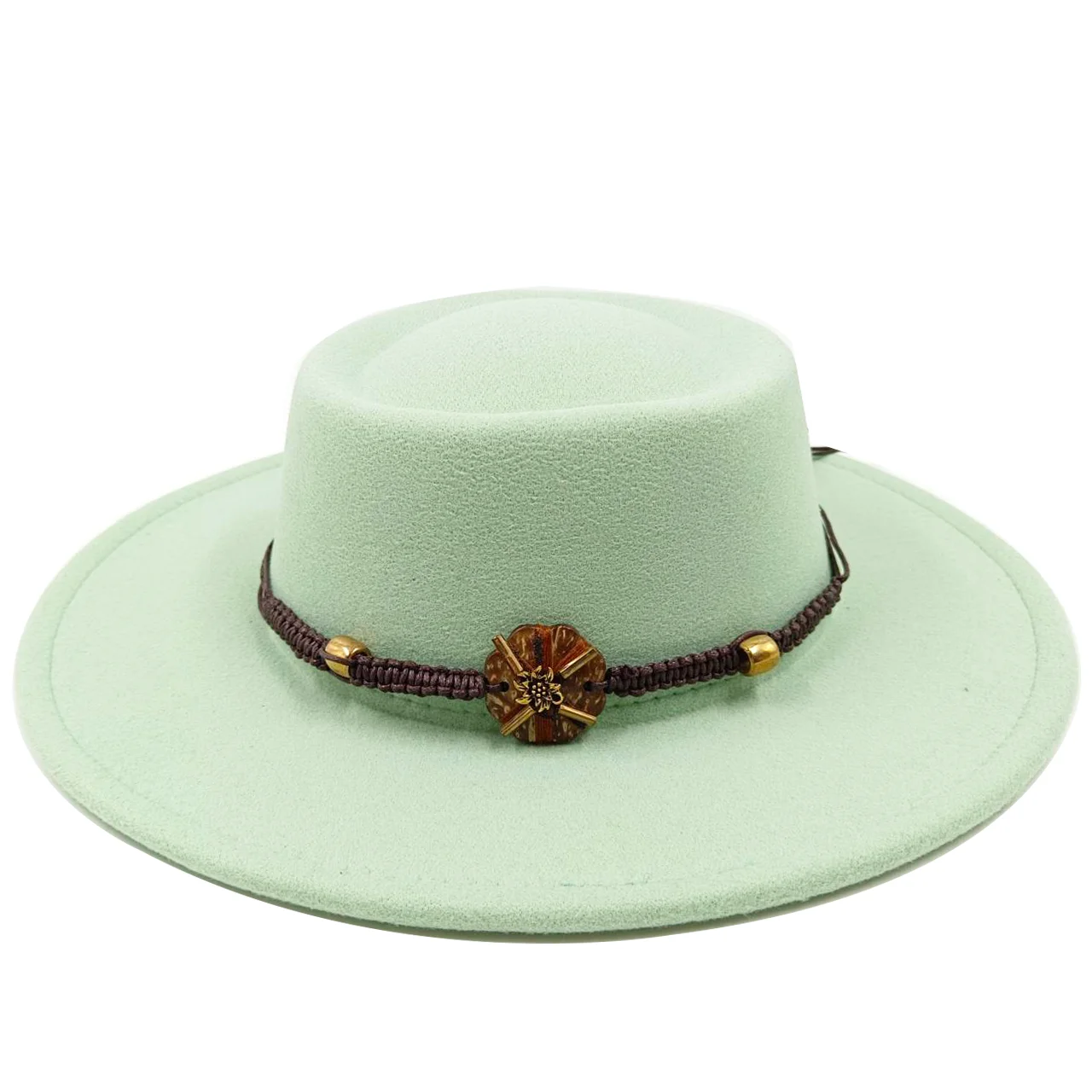Wide Brim Fedora Hat New Accessories Flat Brim Hat Men\'s Fedora Hat Women\'s Fedora Hat Panama Hat sombrero mujer