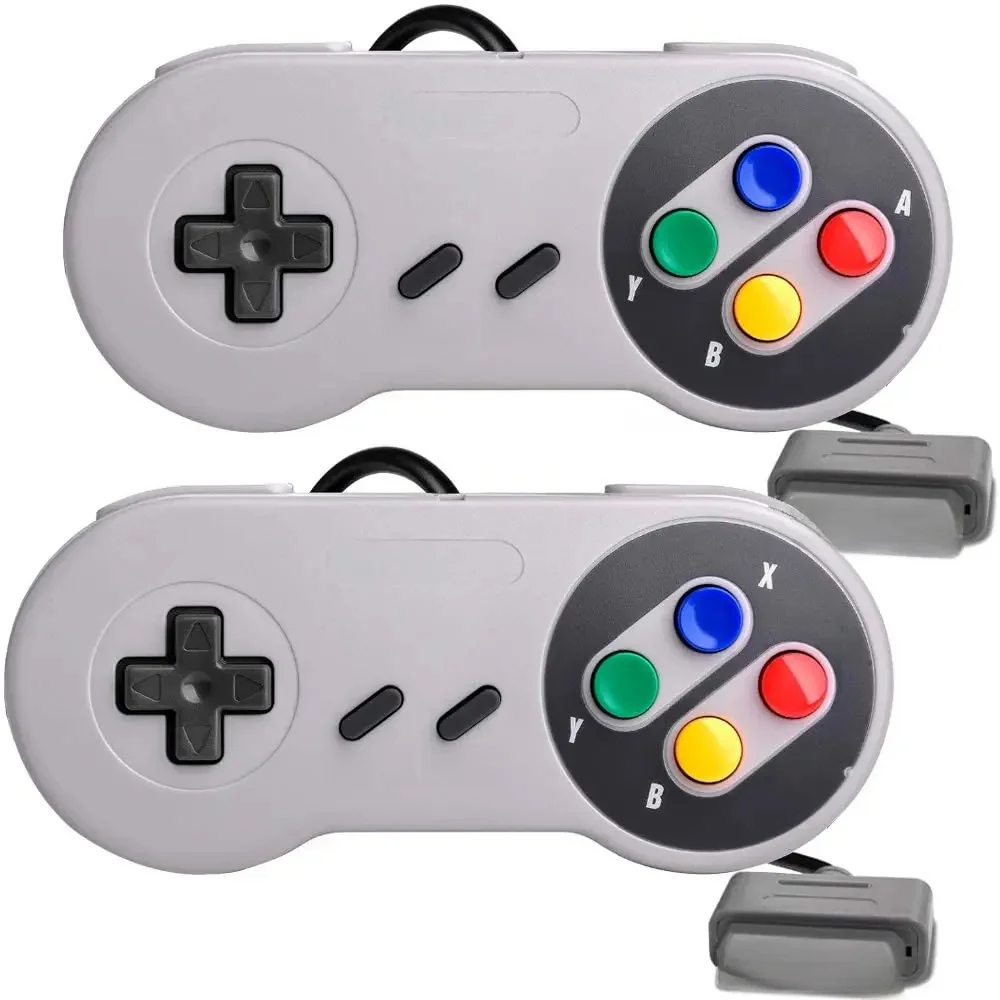Contrôleur de jeu filaire manette de jeu manette de jeu pour système Nintendo SNES manette de jeu filaire Console accessoires de jeu