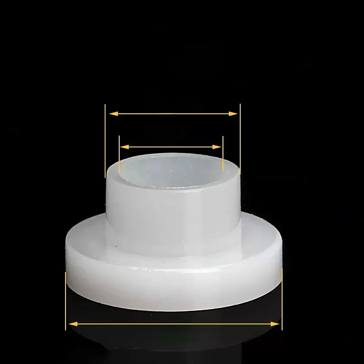 Rondelle en Nylon en forme de T/manchon à vis convexe Concave en plastique particules isolantes/joint étagé en forme de T M3M4M6M8M10M12M20