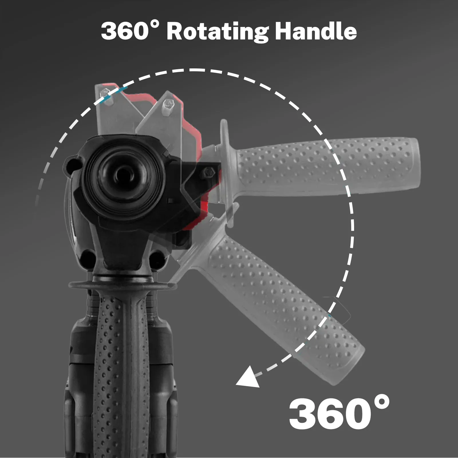1680 W Bürstenlosen Elektrische Hammer Cordless Multi-funktion Bohren Schlagbohrmaschine Dreh Power Tool Für 21 V 18 V batterie – Detail 3