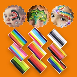 Hot Rainbow Split Cakes 20g Body Art Face Painting Water-based Holiday Adults Kids Cosplay Fancy Dress Costumes Stage Hot Sell