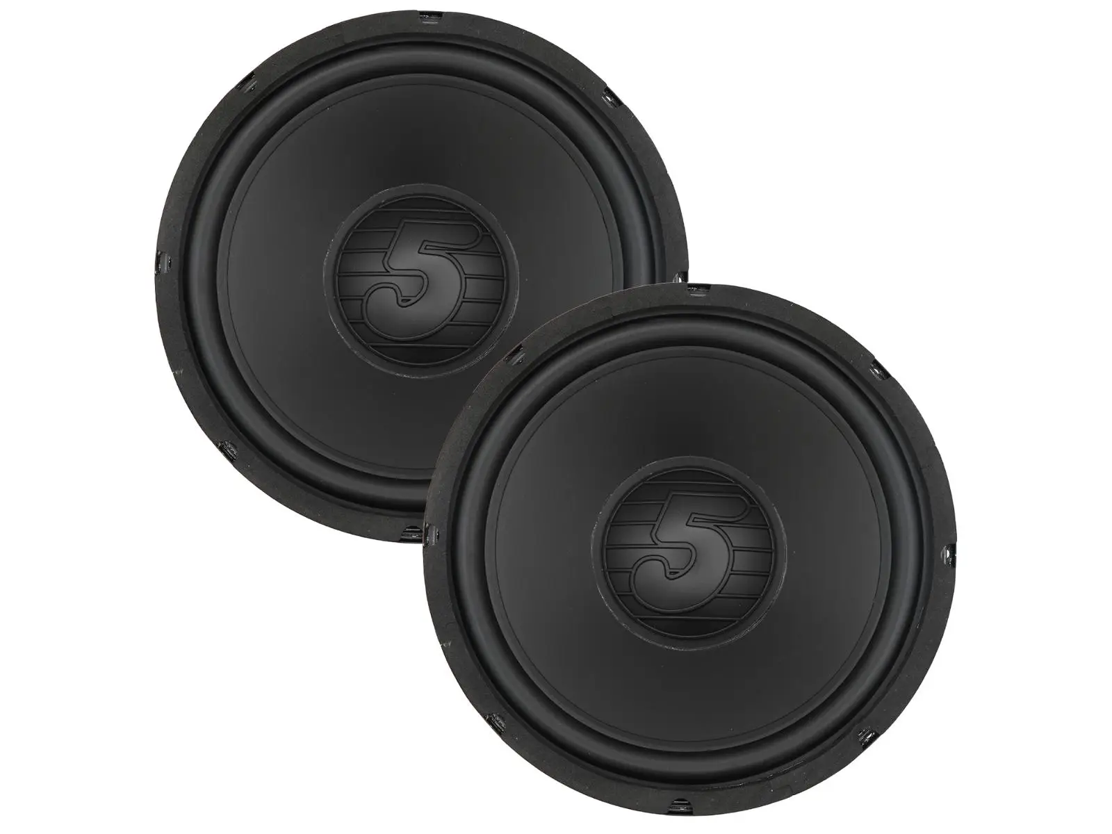 

5 Core 12 Inch Woofer Pair 400W Car Subwoofer 4Ohm Replacement Deep Sub w Poly Cone-WF 12 156 PP 4OHM 2PCS
