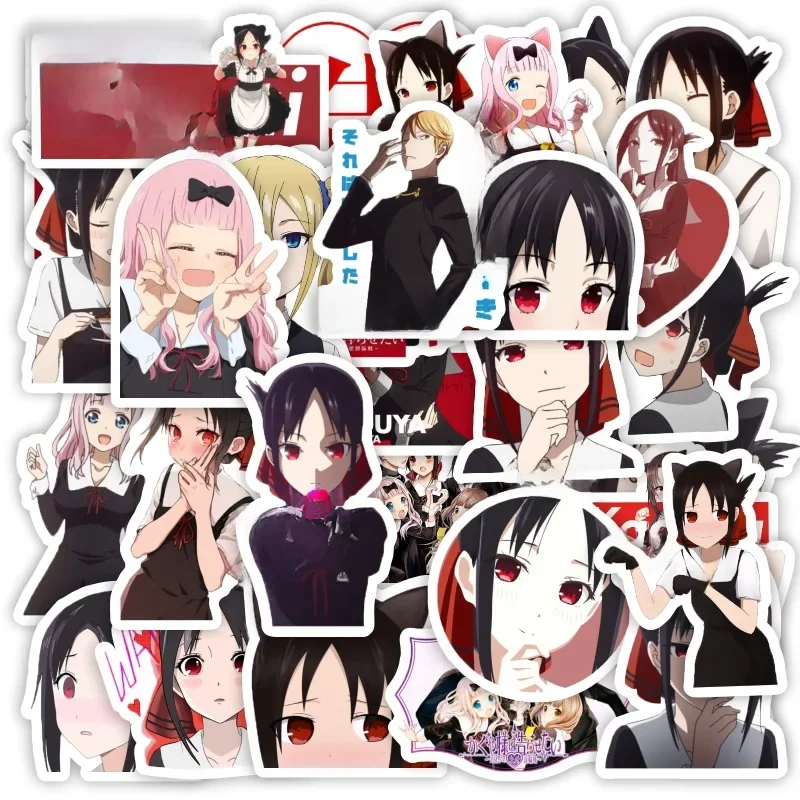 AliExpress Hizxj 10/30/50pcs Kaguya-sama: Love Is War Stickers Laptop Bicycle Guitar Skateboard Sticker Kid DIY Graffiti Waterproof Stickers Toy