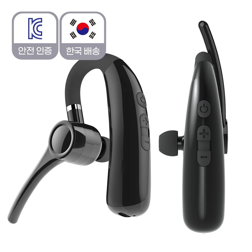 Hands-free wireless Bluetooth earset, for call, earphone microphone, driving, courier service