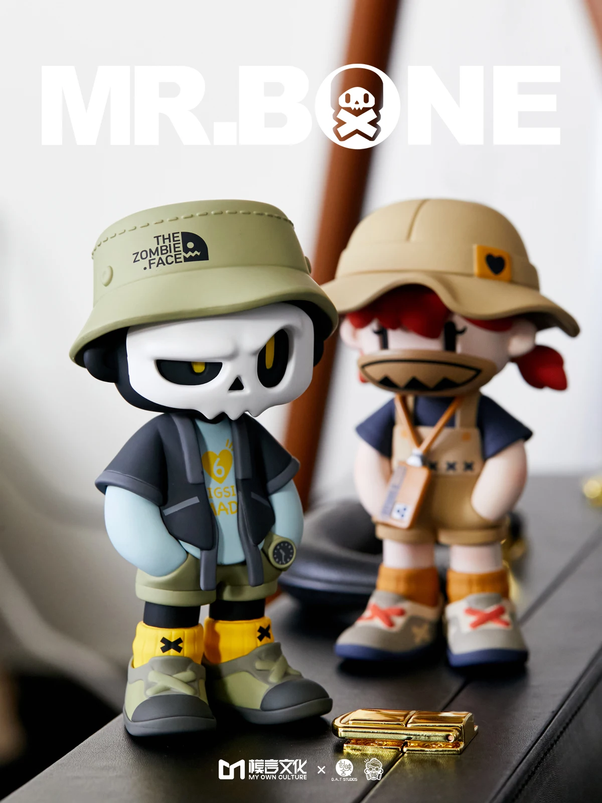 blind box MR.BONE Mr. Bones 4th Generation Camping Series Blind Box Toys Cool Anime Figure Model Designer Doll Gifts