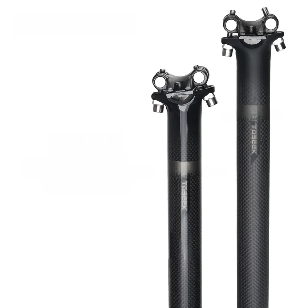 AliExpress NONE TOSEEK 3K Matte Full Carbon Fiber Bicycle Seatpost Superlight MTB Road Bike Cycling Seat Post Parts 27.2/30.8/31.6 x 350/400 MM