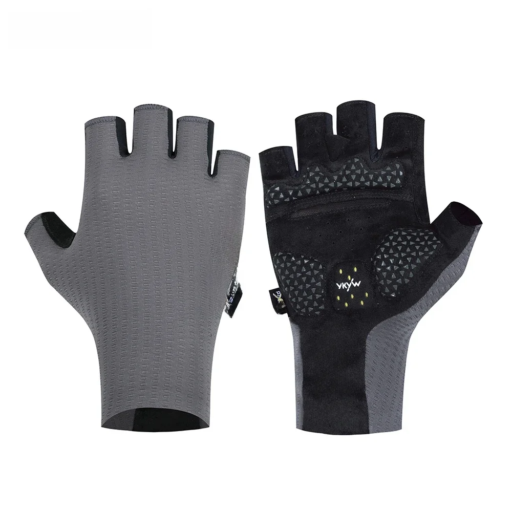AliExpress YKYWBIKE 2026 Cycling Sports Gloves PORON XRD Sponge Summer Road Bike Gloves Shock-Absorbing Bicycle MTB Half Finger Gloves