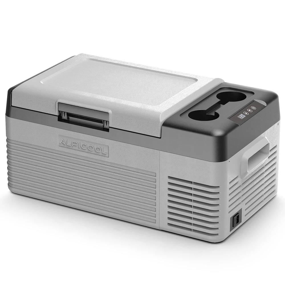 Alpicool CL15 15L Auto Koelkast 12V Compressor Koelkast Mini Vriezer 12/24V DC 100-240V AC Draagbare Koeler voor Kamperen en Reizen - afbeelding 2