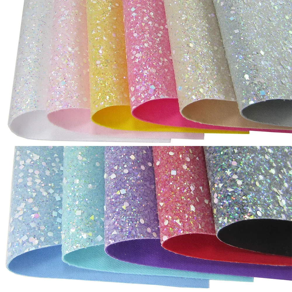 30x134cm rolka masywna brokatowa tkanina skóra z tym samym kolorem miękki elastyczna tkanina podkład do kokardek kolczyki dekoracje DIY AY268 — zdjęcie 2