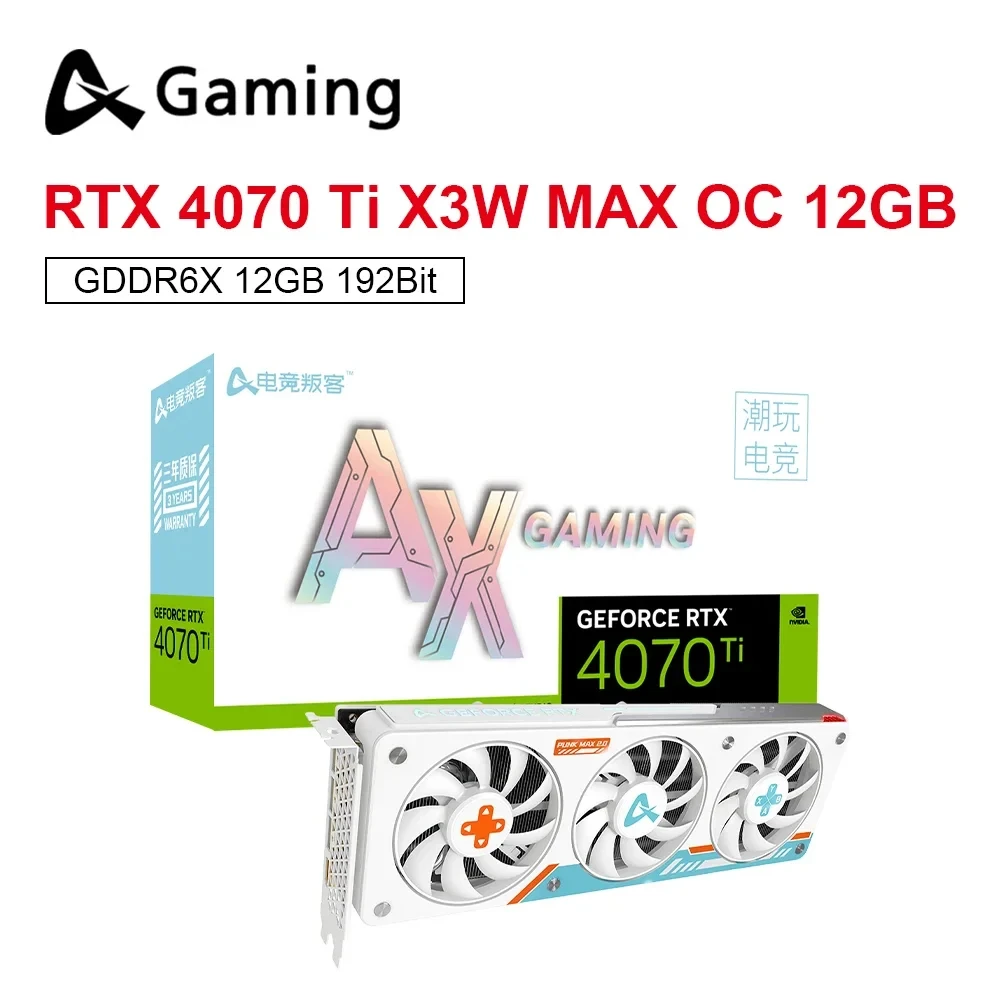 Usado ax gaming rtx 4070 rtx 4070ti rtx3070ti rtx 4060 rtx 4060ti rtx 4080 placa gráfica placas de vídeo nvidia gdd