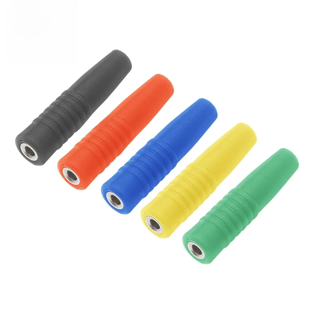 10 pièces 2mm banane femelle isolé prise Jack fil connecteur à souder en laiton