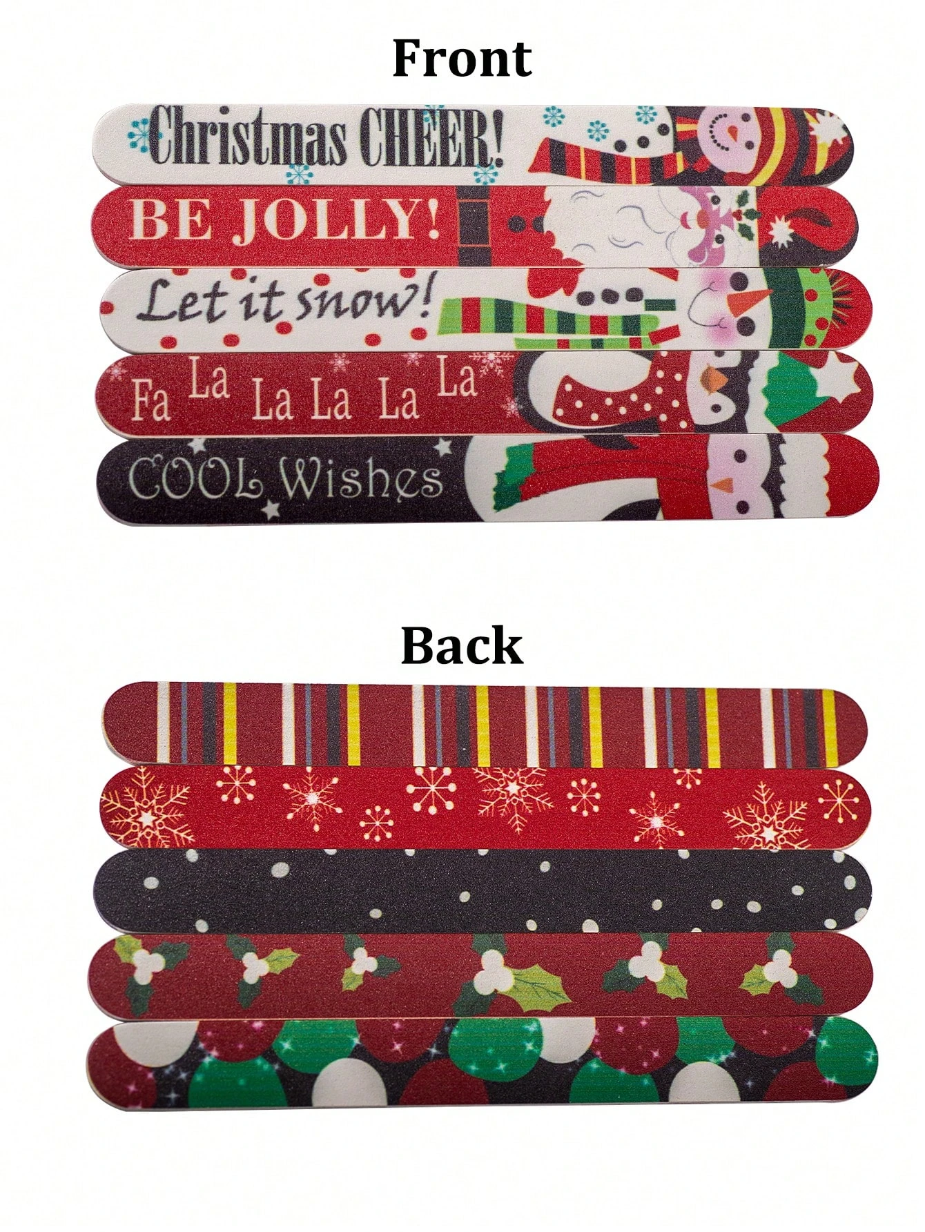 5/10個入り クリスマス プロ仕様 ネイルファイル 100/180 EVA 厚手ネイルファイル 240/180 サンドペーパー ネイル用 マニキュア サロンツールセット