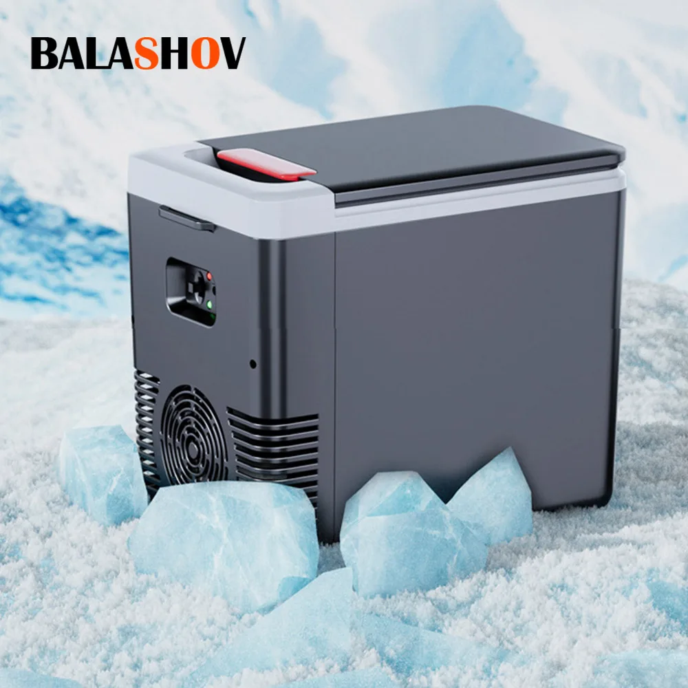 10L Mini-Kühlschrank, tragbarer Outdoor-Gefrierschrank, Auto-Kühler, elektrische Kühlbox, tragbare Eisbox, V-Home-Kühlschrank, 12V Auto-Kleinkühlschrank